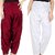 Women's Traditional Cotton Semi Patiala Patiyala Panjabi Plain Salwar Combo Pack