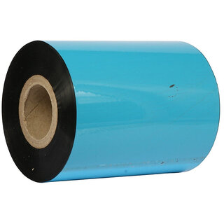 LABELKART   110mm x 300 Meter Wash Care Ribbon  Premium Wax Grade | Black Ink | For Barcode & Label Printers | 1-Inch Core | Thermal Transfer Ribbon for Fabric, Garments & Wash Labels