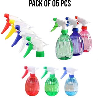 (Pack of 5) Plastic Spray Gun - Garden & Home Use (Multicolor)