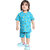 Kid Kupboard Cotton Baby Boys T-Shirt and Short Set, Light Blue, Half-Sleeves, 2-3 Years KIDS7470