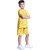 Kid Kupboard Cotton Boys T-Shirt and Short Set, Light Yellow, Half-Sleeves, 7-8 Years KIDS7474