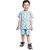 Kid Kupboard Cotton Boys T-Shirt and Short Set, Light Blue, Half-Sleeves, 5-6 Years KIDS7475
