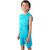 Kid Kupboard Cotton Boys T-Shirt and Short Set, Light Blue, Sleeveless, 7-8 Years KIDS7476