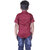 Kid Kupboard Cotton Boys Shirt, Maroon, Half-Sleeves, 7-8 Years KIDS7484