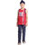 Kid Kupboard Cotton Boys T-Shirt, Multicolor, Sleeveless, 9-10 Years KIDS7490