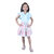 Kid Kupboard Cotton Girls Top and Skirt Set, Multicolor, Half-Sleeves, 7-8 Years KIDS7497