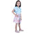 Kid Kupboard Cotton Girls Top and Skirt Set, Multicolor, Half-Sleeves, 7-8 Years KIDS7497