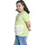 Kid Kupboard Cotton Girls T-Shirt, Light Green, Half-Sleeves, 10-11 Years KIDS7509