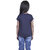 Kid Kupboard Cotton Girls T-Shirt, Dark Blue, Half-Sleeves, 7-8 Years KIDS7511