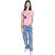 Kid Kupboard Cotton Girls T-Shirt, Peach, Half-Sleeves, 13-14 Years KIDS7516