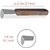 RAMIE Stainless Steel Coconut Grater | Chirava Coconut Scraper Manual Wooden Handle | Handheld Coconut Peeler Scrapper | Kitchen Accessories Items