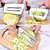 Multifunctional Stainless Steel Double Blade Slicing Knife Kitchen Vegetable Shredder Slicer Cabbage Shredder for Cucumber Carrot Potatoes Onion Fruit (Pack of 1) (Cabbage Shredder)