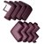 BabyPro BabyProofing Corner Guards (12mm Pack of 8) with Strong Adhesive Tape by Certified Professional Childproofer for Covering Sharp Edges & Corners of Bed Table & Furniture (Brown)