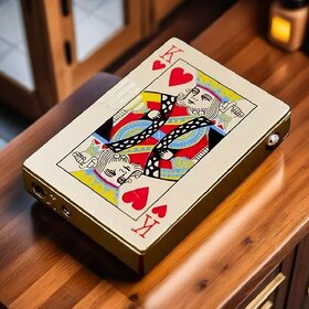 BADSHA Refillable Adjustable Flame Lighter with LED. Imagine the perfect fusion of elegance and functionality,