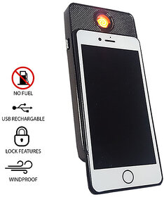 Vibes Wrapz Mini iPhone Electronic USB Rechargeable Cigarette Lighter (Pack Of 1, Golden)