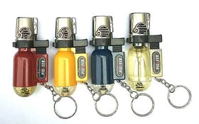 Vibes Wrapz Aluminium Tin Pioneer Windproof Refillable Double Jet Flame Metal Pocket Lighter  Ideal Gift for Men  Coll