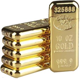 Vibes Wrapz Gold Bar Pocket Lighter Vintage Antique Lighter, Reusable Windproof Lighter,Unique Birthday Best Gift