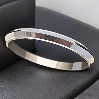 Silver Kada for Men  Women Glossy Finish Everyday Wear for Unisex Bracele