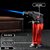 Vibes Wrapz Blow Torch Jet Flame Gas Lighter Refillable Plastic Gas Lighter (Multicolour)