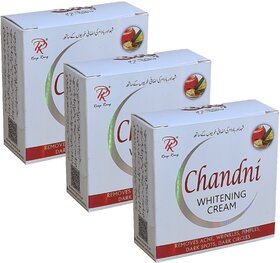 Chandni Whitening Night Cream - Pack Of 3 (28gm)