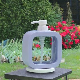 Purple Soap Dispenser, Refillable Hand Soap Dispenser for Bathroom and Dish Soap Dispenser for Kitchen Sink, pack of 1
