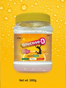 Gluce C Orange Flavour - Energize Your Day with Tangy Refreshment! (500gms)