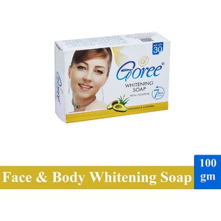 Goree Whitening Face  Body Soap - Pack Of 1 (100g)