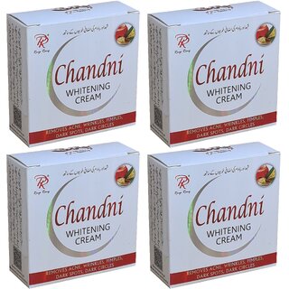 Chandni Whitening Cream - 28g (Pack Of 4)