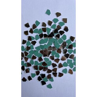 MIRROR GLASS WORLDWIDE Fancy Diamond Shape Mirrors  10 mm  600 Pieces  100 gm  Ideal for Lippan Art, Fabric Crafting