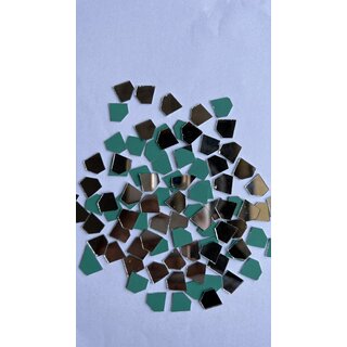 MIRROR GLASS WORLDWIDE Fancy Diamond Shape Mirrors  13 mm  335 Pieces  100 gm  Ideal for Lippan Art, Fabric Crafting
