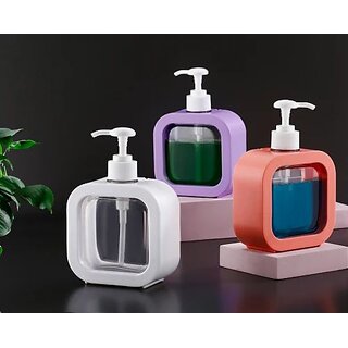 Soap Dispenser, Refillable Hand Soap Dispenser for Bathroom and Dish Soap Dispenser for Kitchen Sink, Liquid pack of 1
