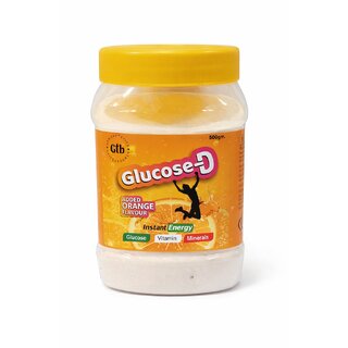 Gluce D Orange Flavour - Energize Your Day with Tangy Refreshment! (500gms)