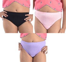 Ginash Girls Cotton Modal Hipster Pantie (Pack of 3)