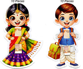 MCS Envelopes (Pack of 20 Multicolor)