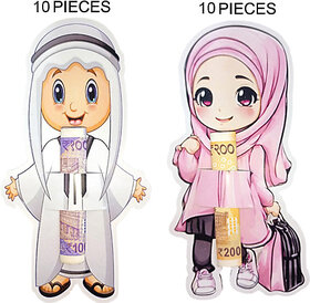 MCS Envelopes (Pack of 20 White, Pink)