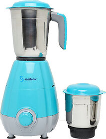 Samtonic STMG550, 500W Mixer Grinder  (STMG550 2 Jars, Gray Blue)