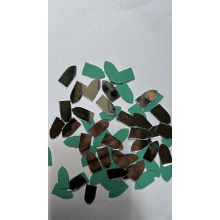 MIRROR GLASS WORLDWIDE Silver Fancy Bullet Shape for Perfect for Personalized Home Decor 10  20 MM 240 Piece 100GM