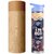 IMECO Bamboo Bottle Stainless Steel Printed Bottle  Premium Bottle Hot  Cold  Leakproof  Comes with Strainer  Double-Wall Vaccum Insulated  Travel  Adult  Kids (Petrichor  500 ML)