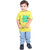 Kid Kupboard Cotton Baby Boys T-Shirt, Yellow, Half-Sleeves, 3-4 Years KIDS7536