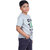 Kid Kupboard Cotton Boys T-Shirt, Light Grey, Half-Sleeves, 10-11 Years KIDS7539