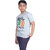 Kid Kupboard Cotton Boys T-Shirt, Light Grey, Half-Sleeves, 10-11 Years KIDS7539