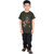 Kid Kupboard Cotton Boys T-Shirt, Dark Olive Green, Half-Sleeves, 6-7 Years KIDS7546