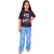 Kid Kupboard Cotton Girls T-Shirt, Purple, Half-Sleeves, 8-9 Years KIDS7529
