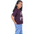 Kid Kupboard Cotton Girls T-Shirt, Purple, Half-Sleeves, 8-9 Years KIDS7529