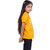Kid Kupboard Cotton Girls T-Shirt, Yellow, Half-Sleeves, 8-9 Years KIDS7530