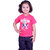 Kid Kupboard Cotton Girls T-Shirt, Pink, Half-Sleeves, 5-6 Years KIDS7533