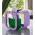 Purple Soap Dispenser, Refillable Hand Soap Dispenser for Bathroom and Dish Soap Dispenser for Kitchen Sink, Liquid Soap