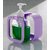 Purple Soap Dispenser, Refillable Hand Soap Dispenser for Bathroom and Dish Soap Dispenser for Kitchen Sink, Liquid Soap