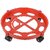 Gas Cylinder Stands LPG Cylinder Trolley Easily Movable Stand with Wheels Gas Cylinder Stand (Red)