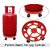 Gas Cylinder Stands LPG Cylinder Trolley Easily Movable Stand with Wheels Gas Cylinder Stand (Red)